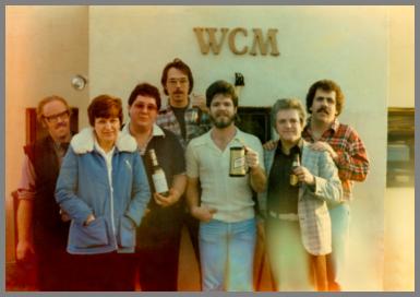 Christmas 1979 photo of WCM employees